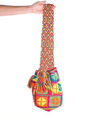 WB114 - Crochet Wayuu Bucket Bag – One-of-a-kind Design