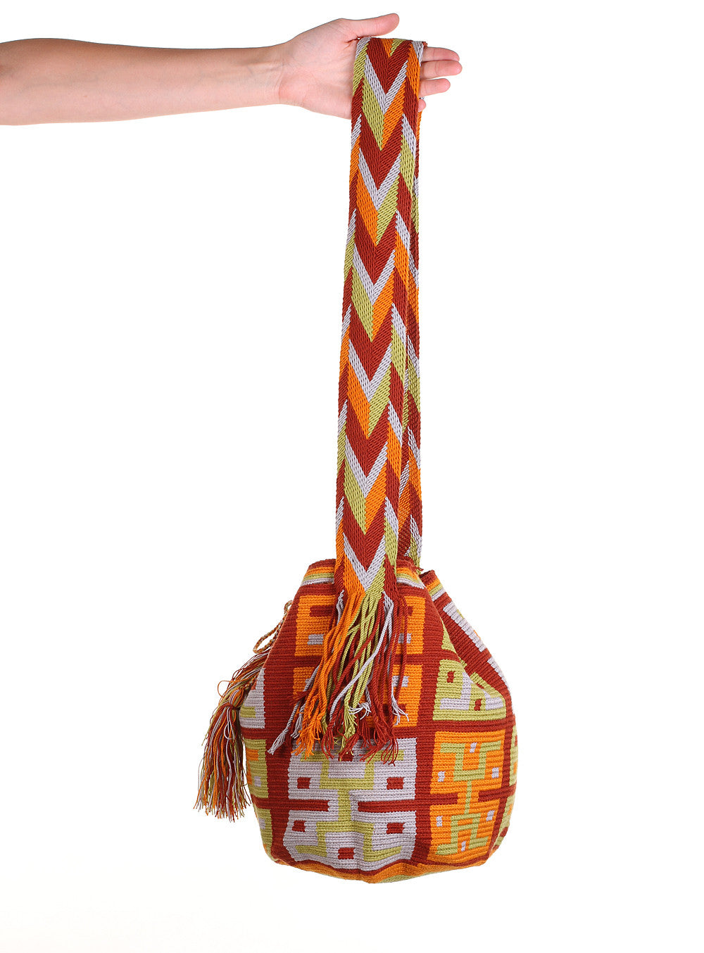 WB109 - Crochet Wayuu Bucket Bag – One-of-a-kind Design